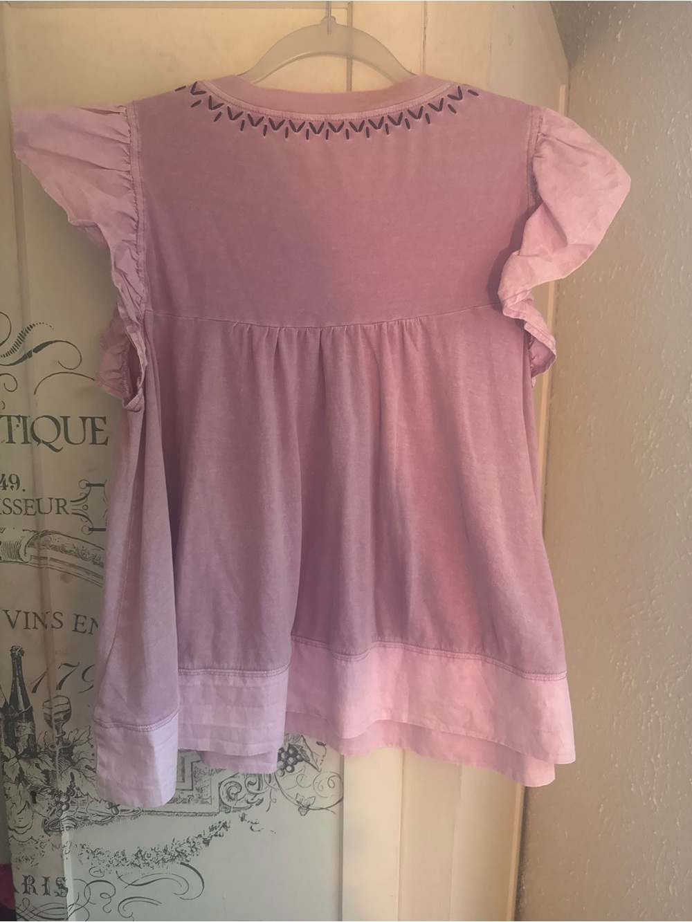 NWT Anthropologie Pintuck Flutter Sleeve Top - Picture 12 of 15